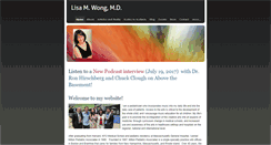 Desktop Screenshot of drlisamwong.com